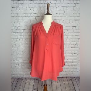 Coral Blouse Size M